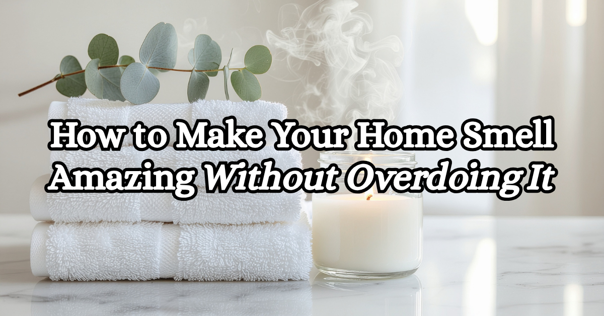 How to Make Your Home Smell Amazing Without Overdoing It