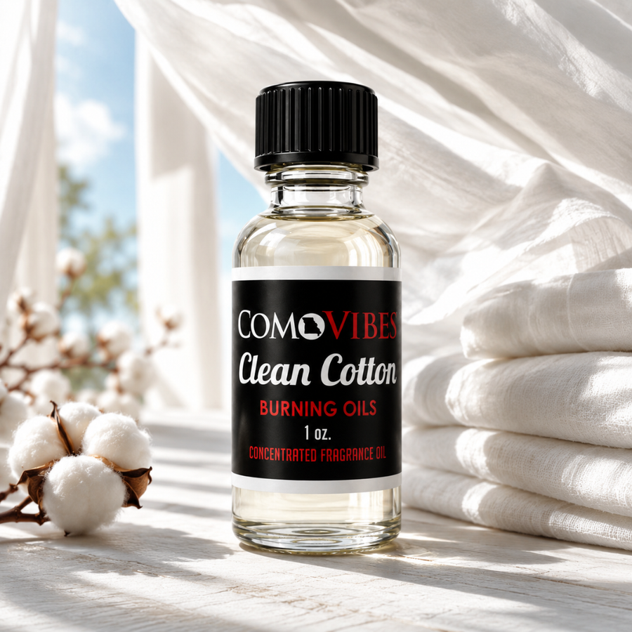 Clean Cotton 1 oz Scented Burning Oil